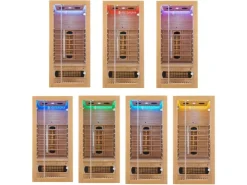 Artsauna Infrarotkabine Kiruna90 mit Dual Technologie