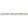 AS-Creation A.S. Création Borte selbstklebend Mäander 5 m x 4 cm Grau-Metallic* Bordüren