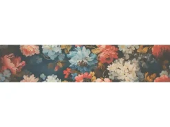 AS-Creation A.S. Création Selbstklebende Bordüre mit Blüten in Rot Blau 5 m x 0,17 m