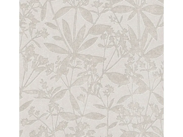 AS-Creation A.S. Création Tapete Blätter Grau und Beige 53 cm x 10,05 m AS-389243* Tapetenmuster