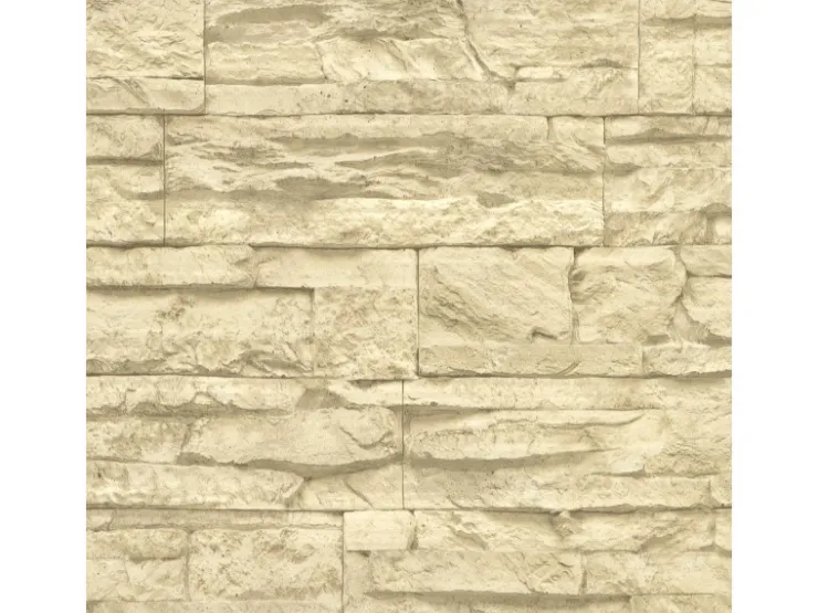 AS-Creation A.S. Création Tapete Stein-Optik Beige und Creme-Beige 53 cm x 10,05 m AS-707130