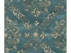 AS-Creation A.S. Création Vliestapete Barock Ornament Grün Blau Vintage FSC®* Dekorative Tapeten