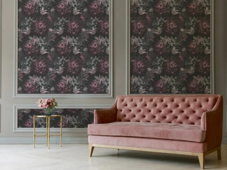 AS-Creation A.S. Création Vliestapete Rosen Rosa* Klebefolien
