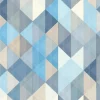 AS-Creation A.S. Création Vliestapete Trendwall Muster Blau-Creme FSC®