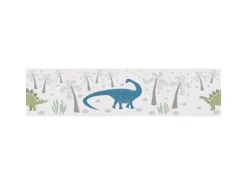 AS-Creation A.S. Creation Vlies-Bordüre Dinos 5 m x 0,13 m Blau-Bunt-Grün FSC®