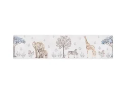 AS-Creation A.S. Creation Vlies-Bordüre Tiere 5 m x 0,13 m Beige-Grau-Blau FSC®* Bordüren