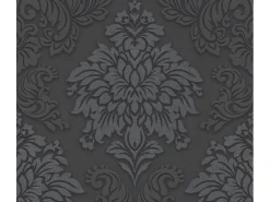 AS-Creation A.S. Creation Vliestapete Metropolitan Stories Lizzy London Damask Schwarz FSC®