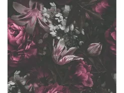 AS-Creation 3D-Panel Pop up Floral 250 cm x 52 cm Schwarz-Lila