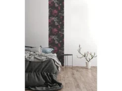 AS-Creation 3D-Panel Pop up Floral 250 cm x 52 cm Schwarz-Lila