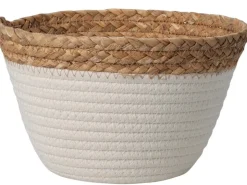 Aufbewahrungskorb 3-fach sortiert Ø 22 cm x 14 cm Natur* Dekorative Figuren