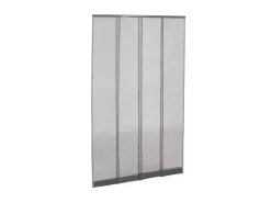 Avosdim Insektenschutz Lamellenvorhang 130cm x 230cm Grau