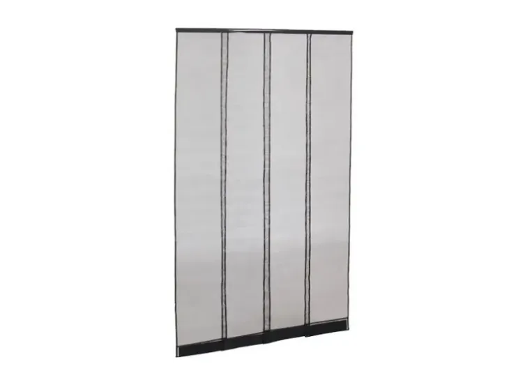 Avosdim Insektenschutz Lamellenvorhang 230cm x 130cm Schwarz