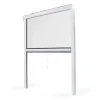 Avosdim Insektenschutzrollo für Fenster PVC 80cm x 130cm Weiß* Insektenschutz