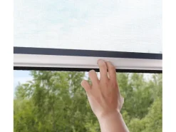 Avosdim Insektenschutzrollo für Fenster PVC 80cm x 130cm Weiß* Insektenschutz