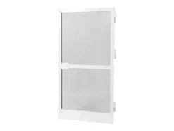 Avosdim Insektenschutztür Aluminium 215cm x 100cm Weiß