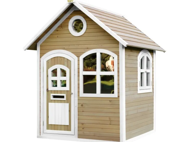 AXI Julia Spielhaus Braun - Weiß 151 x 137 x 175 cm* Weißlacke