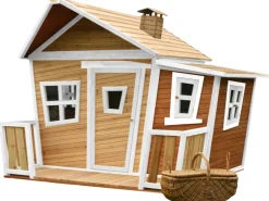 AXI Lisa Spielhaus Braun - Weiß 193 x 220 x 174 cm* Leitern