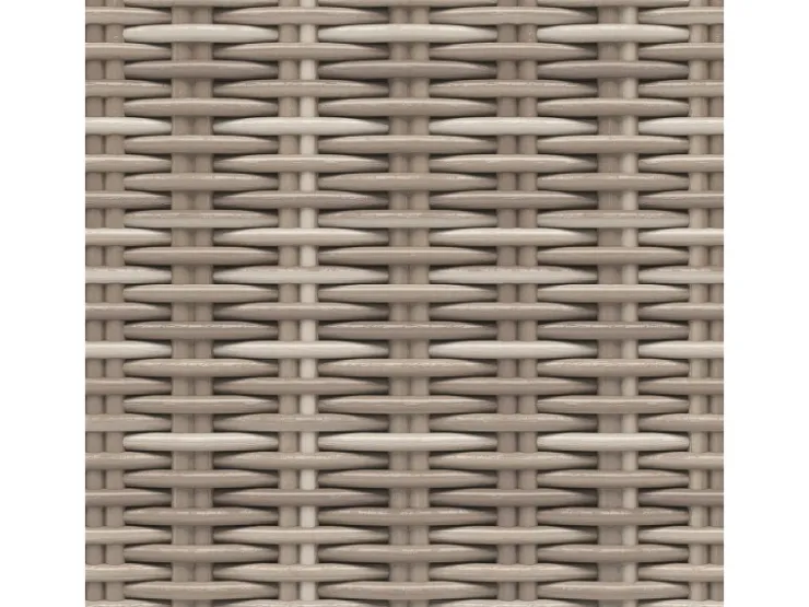 Balkonmöbel-Set Olea Mini 5-teilig Polyrattan Hellgrau