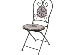 Garden Pleasure Balkon-Sitzgruppe Amarillo Mosaik Braun-Grau-Rot-Beige 3-tlg.* Mosaik
