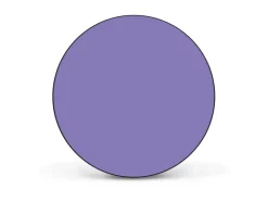 Banjado Magnettafel Rund Größe 47cm Magnetwand Schwarz Aus Metall Magnetpinnwand Pinnwand Motiv Lavendel
