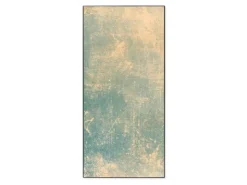 Banjado Magnettafel 37x78cm Magnetwand Schwarz Aus Metall Magnetpinnwand Pinnwand Inkl. 4 Magnete Motiv Patina Grün