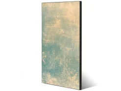 Banjado Magnettafel 37x78cm Magnetwand Schwarz Aus Metall Magnetpinnwand Pinnwand Inkl. 4 Magnete Motiv Patina Grün