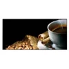 Banjado Magnettafel 78x37cm Magnetwand Schwarz Aus Metall Magnetpinnwand Pinnwand Inkl. 4 Magnete Motiv Hot Coffee* Pinnwände