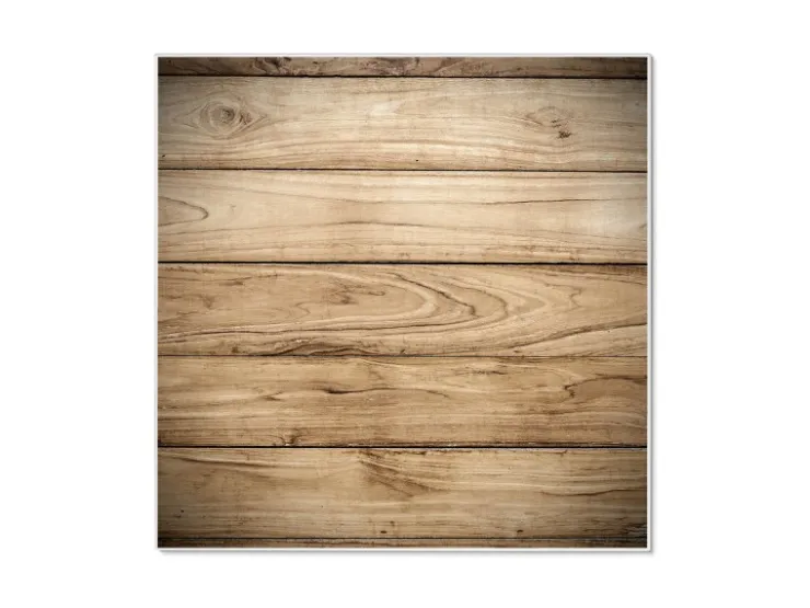 Banjado Magnettafel 50x50cm Magnetwand Weiß Aus Metall Magnetpinnwand Pinnwand Inkl. 4 Magnete Motiv Holzplanken* Pinnwände