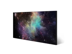 Banjado Magnettafel 78x37cm Magnetwand Schwarz Aus Metall Magnetpinnwand Pinnwand Inkl. 4 Magnete Motiv Im Weltall 2* Pinnwände