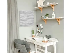 Banjado Magnettafel 50x50cm Magnetwand Weiß Aus Metall Magnetpinnwand Pinnwand Inkl. 4 Magnete Motiv Weiß Gebeizt* Pinnwände