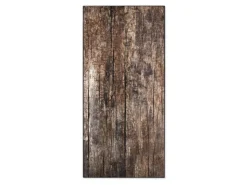 Banjado Magnettafel 37x78cm Magnetwand Schwarz Aus Metall Magnetpinnwand Pinnwand Inkl. 4 Magnete Motiv Altes Holz* Wanddekoration|Pinnwände