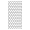 Banjado Magnettafel 37x78cm Magnetwand Silber Aus Metall Magnetpinnwand Pinnwand Inkl. 4 Magnete Motiv Punkte Grau