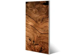 Banjado Magnettafel 37x78cm Magnetwand Silber Aus Metall Magnetpinnwand Pinnwand Inkl. 4 Magnete Motiv Trockenes Holz* Pinnwände