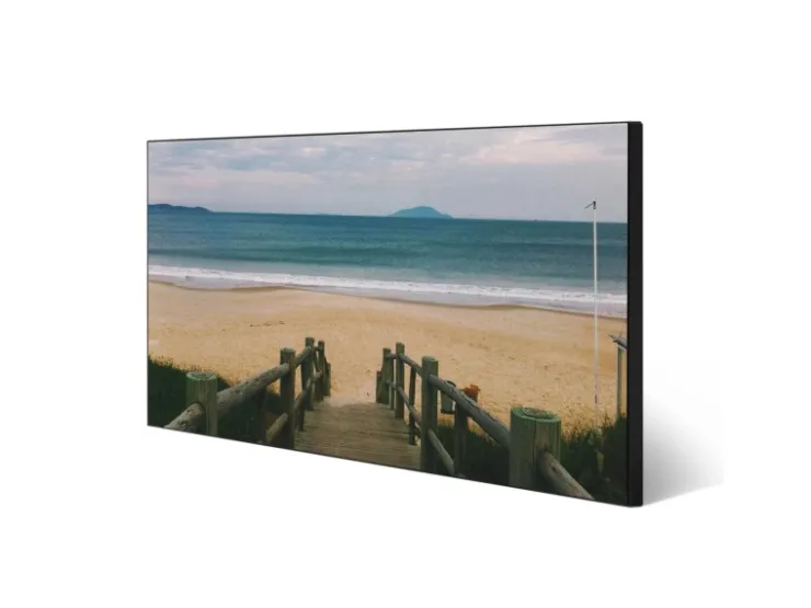 Banjado Magnettafel 78x37cm Magnetwand Schwarz Aus Metall Magnetpinnwand Pinnwand Inkl. 4 Magnete Motiv Zum Strand* Pinnwände