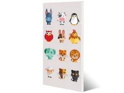Banjado Magnettafel 37x78cm Magnetwand Weiß Aus Metall Magnetpinnwand Pinnwand Inkl. 4 Magnete Motiv Freunde* Pinnwände