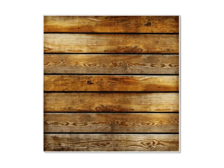 Banjado Magnettafel 50x50cm Magnetwand Weiß Aus Metall Magnetpinnwand Pinnwand Inkl. 4 Magnete Motiv Holzbretter* Pinnwände
