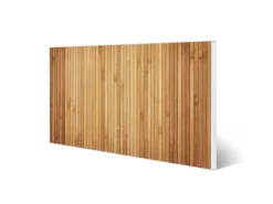 Banjado Magnettafel 78x37cm Magnetwand Weiß Aus Metall Magnetpinnwand Pinnwand Inkl. 4 Magnete Motiv Bambusholz* Wanddekoration|Pinnwände
