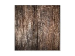 Banjado Magnettafel 50x50cm Magnetwand Weiß Aus Metall Magnetpinnwand Pinnwand Inkl. 4 Magnete Motiv Altes Holz* Pinnwände