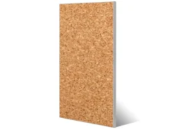 Banjado Magnettafel 37x78cm Magnetwand Silber Aus Metall Magnetpinnwand Pinnwand Inkl. 4 Magnete Motiv Kork* Pinnwände