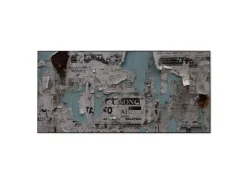 Banjado Magnettafel 78x37cm Magnetwand Schwarz Aus Metall Magnetpinnwand Pinnwand Inkl. 4 Magnete Motiv Wand Mit Zeitungen* Pinnwände