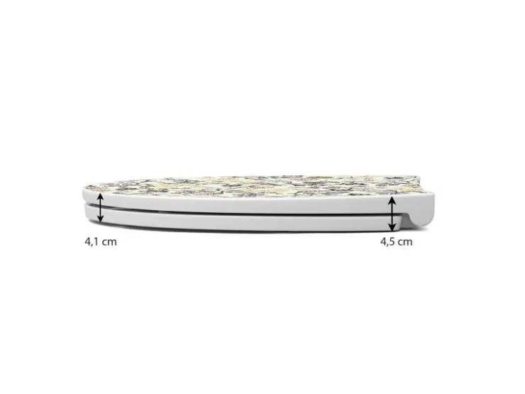 Banjado Premium Toilettendeckel Mit Absenkautomatik WC-Sitz Soft Close Hygienischer Klodeckel Duroplast Mit Motiv Florale Tapete* Tapezierzubehör