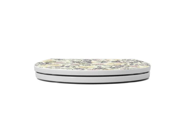 Banjado Premium Toilettendeckel Mit Absenkautomatik WC-Sitz Soft Close Hygienischer Klodeckel Duroplast Mit Motiv Florale Tapete* Tapezierzubehör