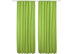 Beautissu Amelie TK Vorhang mit Kräuselband 140x245cm 2tlg