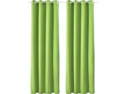 Beautissu Amelie TO Vorhang mit Öse 140x245cm 2tlg