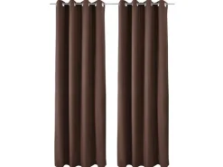 Beautissu Amelie TO Vorhang mit Öse 140x245cm 2tlg* Türvorhänge