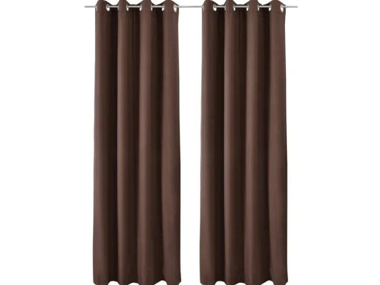 Beautissu Amelie TO Vorhang mit Öse 140x245cm 2tlg* Türvorhänge