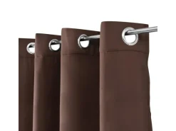 Beautissu Amelie TO Vorhang mit Öse 140x245cm 2tlg* Türvorhänge