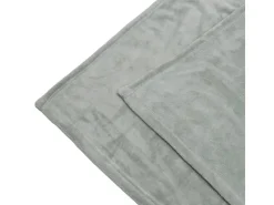 Beautissu Aurelia Decke 220x240cm Hellgrau
