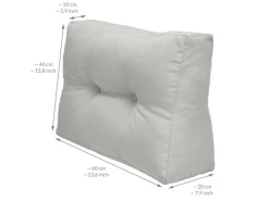 Beautissu ECO Elements Palettenkissen Sitz + Rücken 2tlg* Kissen