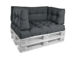 Beautissu ECO Style Palettenkissen Rücken 60x40x10cm 2tlg